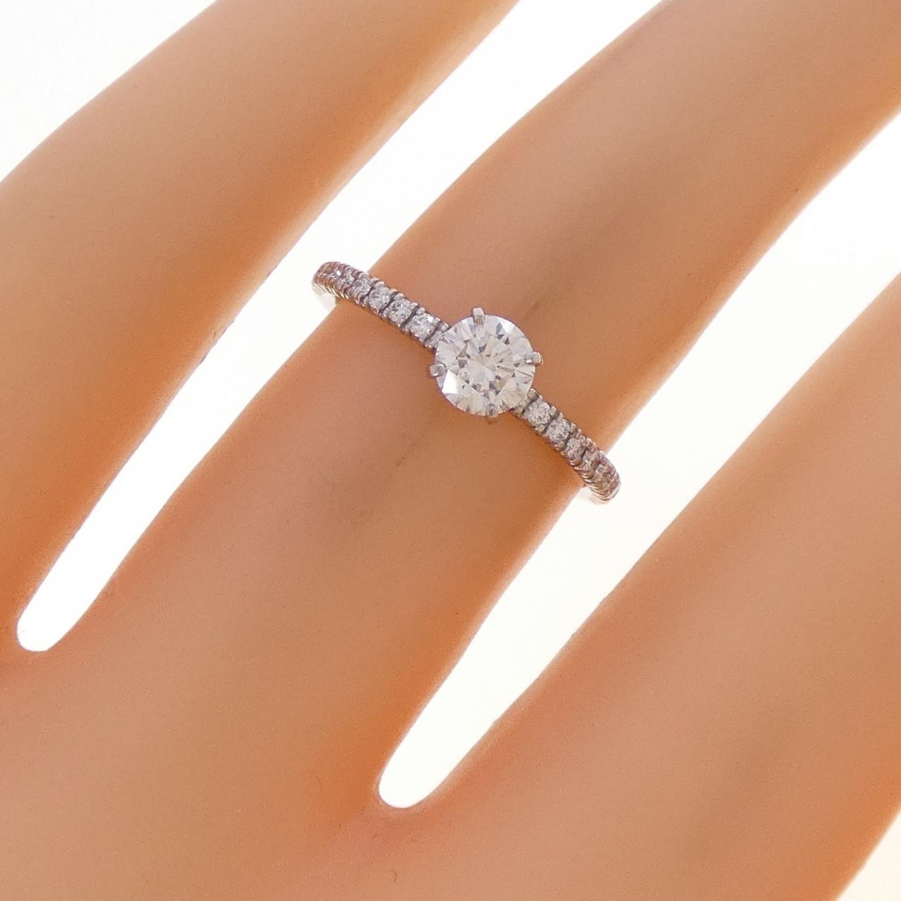 カルティエ エタンセル プラチナ ダイヤモンド リング 7号