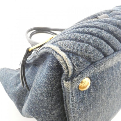 ミュウミュウ DENIM BIKER ハンドバッグ