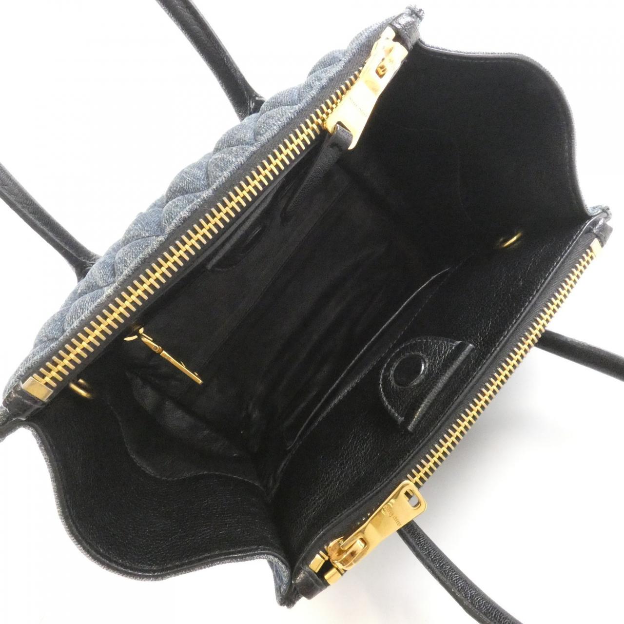 ミュウミュウ DENIM BIKER ハンドバッグ