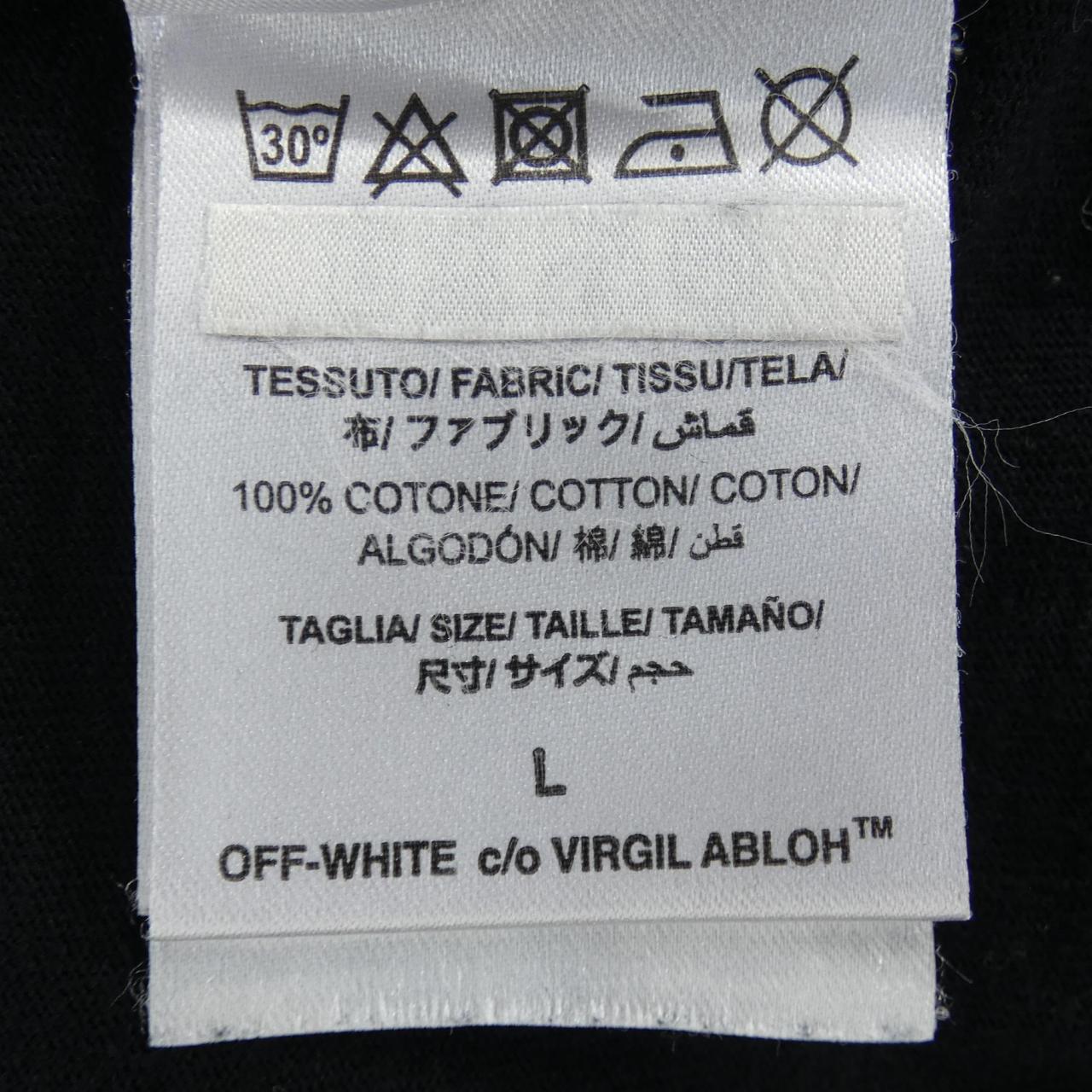 オフホワイト コットンTシャツ
