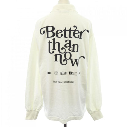 BETTER THAN NOW コットンポロシャツ