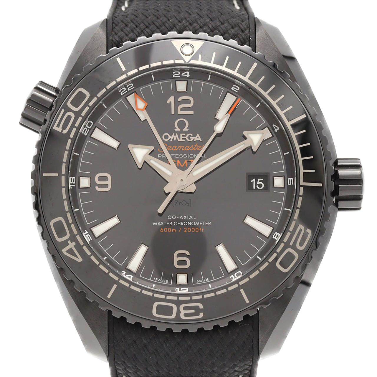 オメガ シーマスター プラネットオーシャン ディープブラック GMT セラミック 自動巻