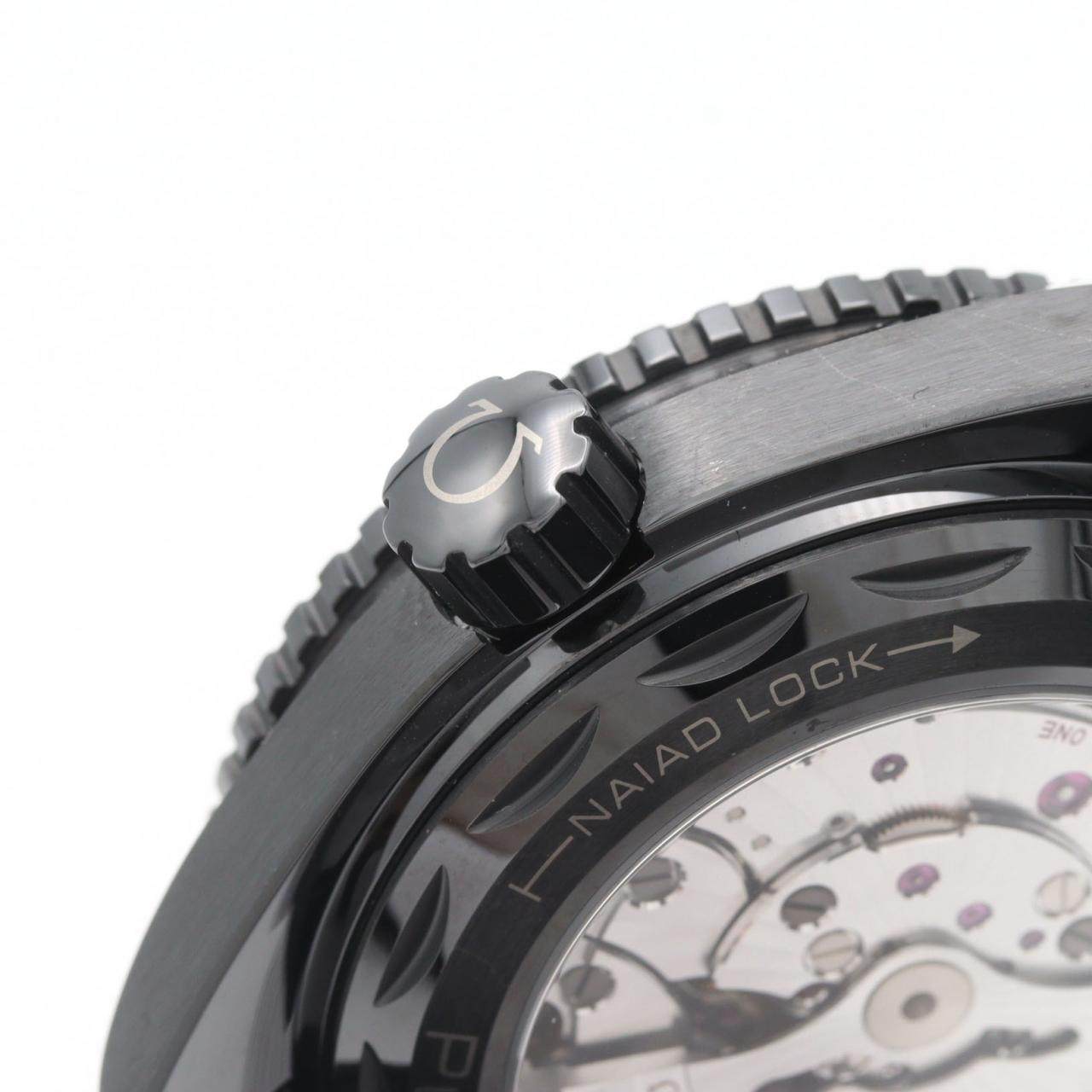 オメガ シーマスター プラネットオーシャン ディープブラック GMT セラミック 自動巻