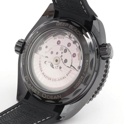 オメガ シーマスター プラネットオーシャン ディープブラック GMT セラミック 自動巻