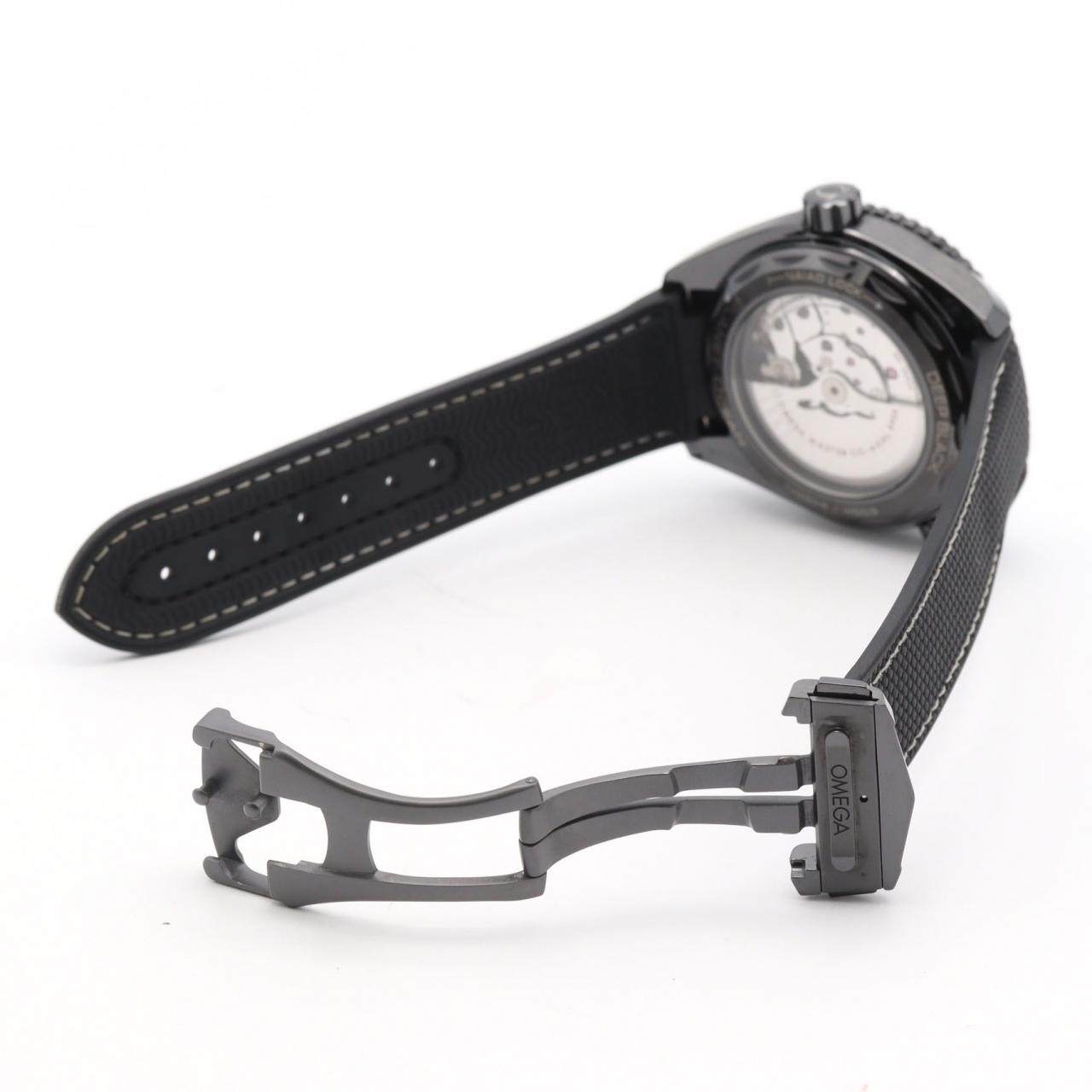 オメガ シーマスター プラネットオーシャン ディープブラック GMT セラミック 自動巻