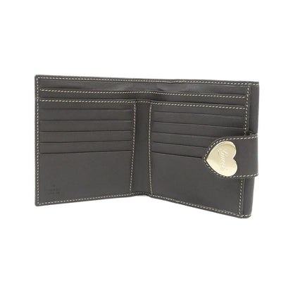 グッチ GGキャンバス レザー 二つ折り財布