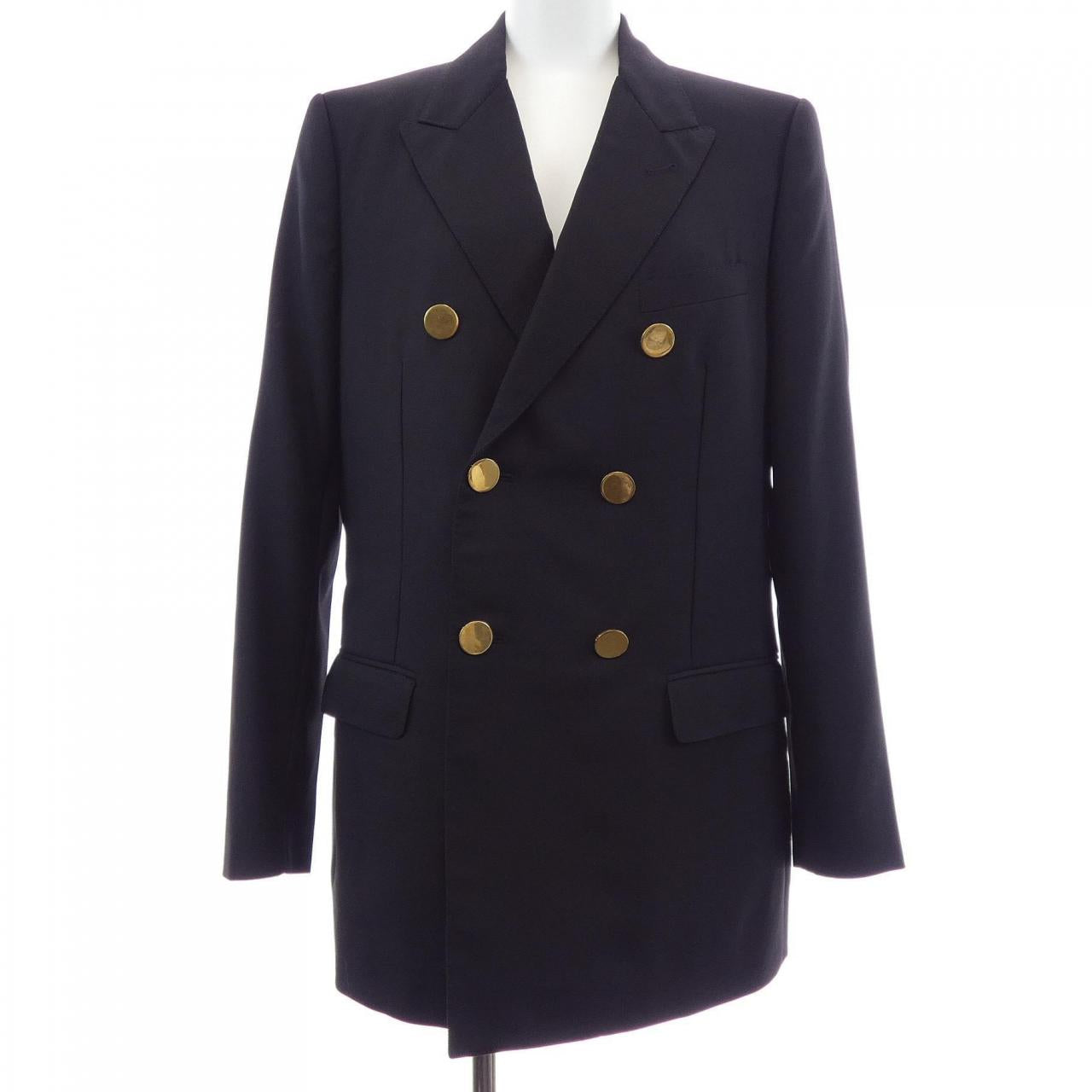 セリーヌ ダブルブレストロングブレザー ジャケット