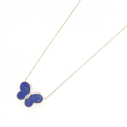 585 Yellow Gold Lapis Lazuli Butterfly Necklace