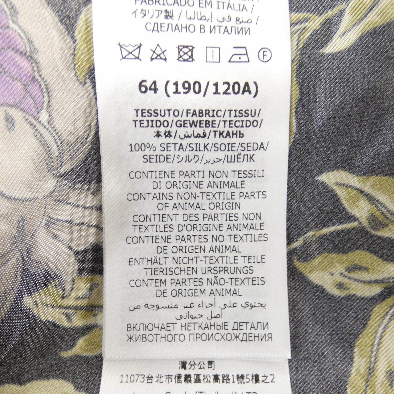 グッチ シルク半袖シャツ