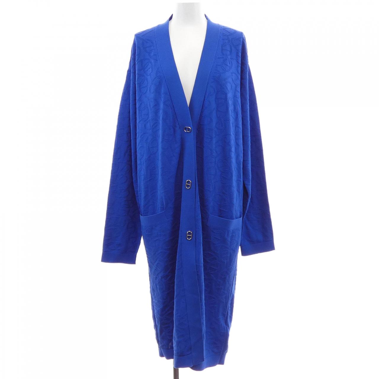 エルメス NAOUSSA CHAINE D'ANCRE ロングカーディガン