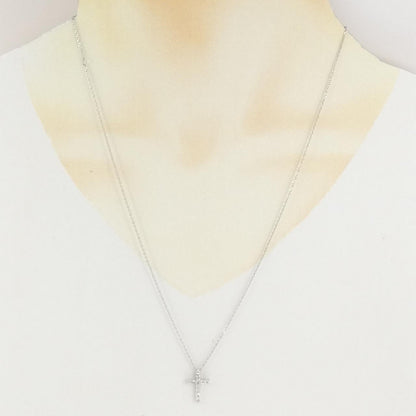 プラチナ850 クロス ダイヤモンドネックレス