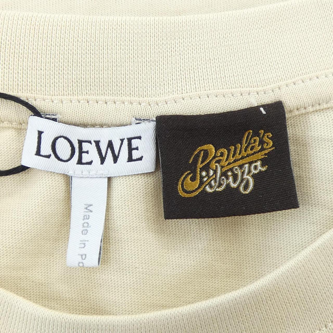 ロエベ パウラズイビザ アナグラム コットンTシャツ