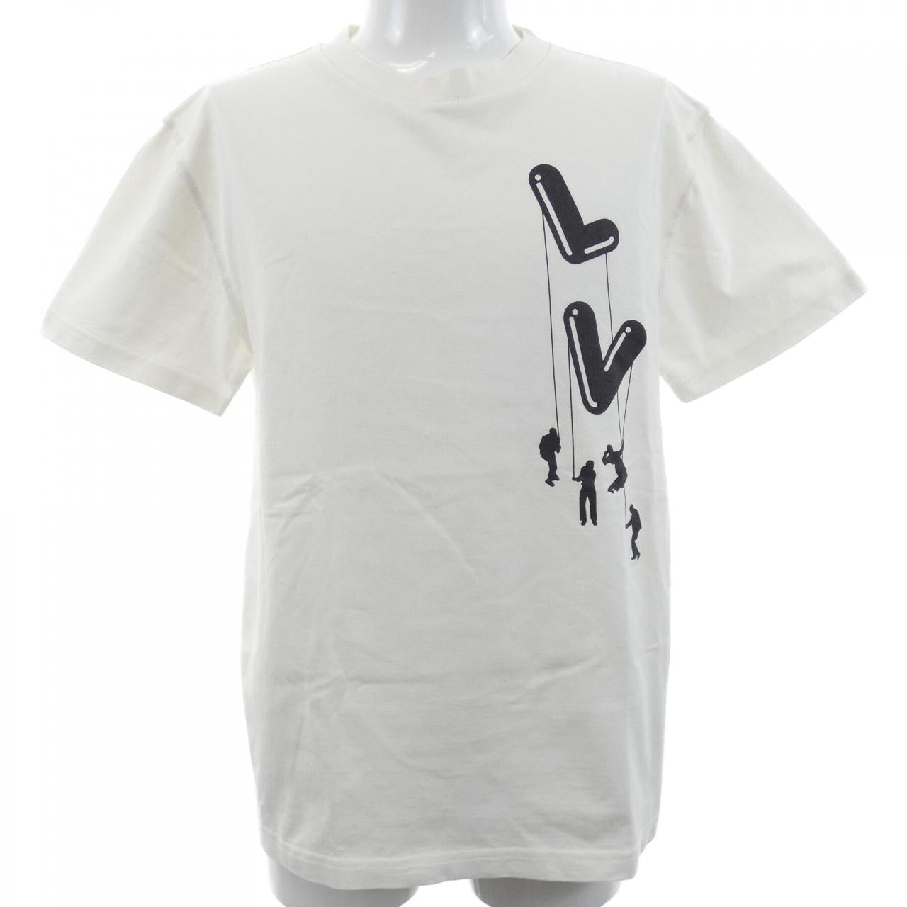 ルイヴィトン フローティングLVプリンテッド コットンTシャツ