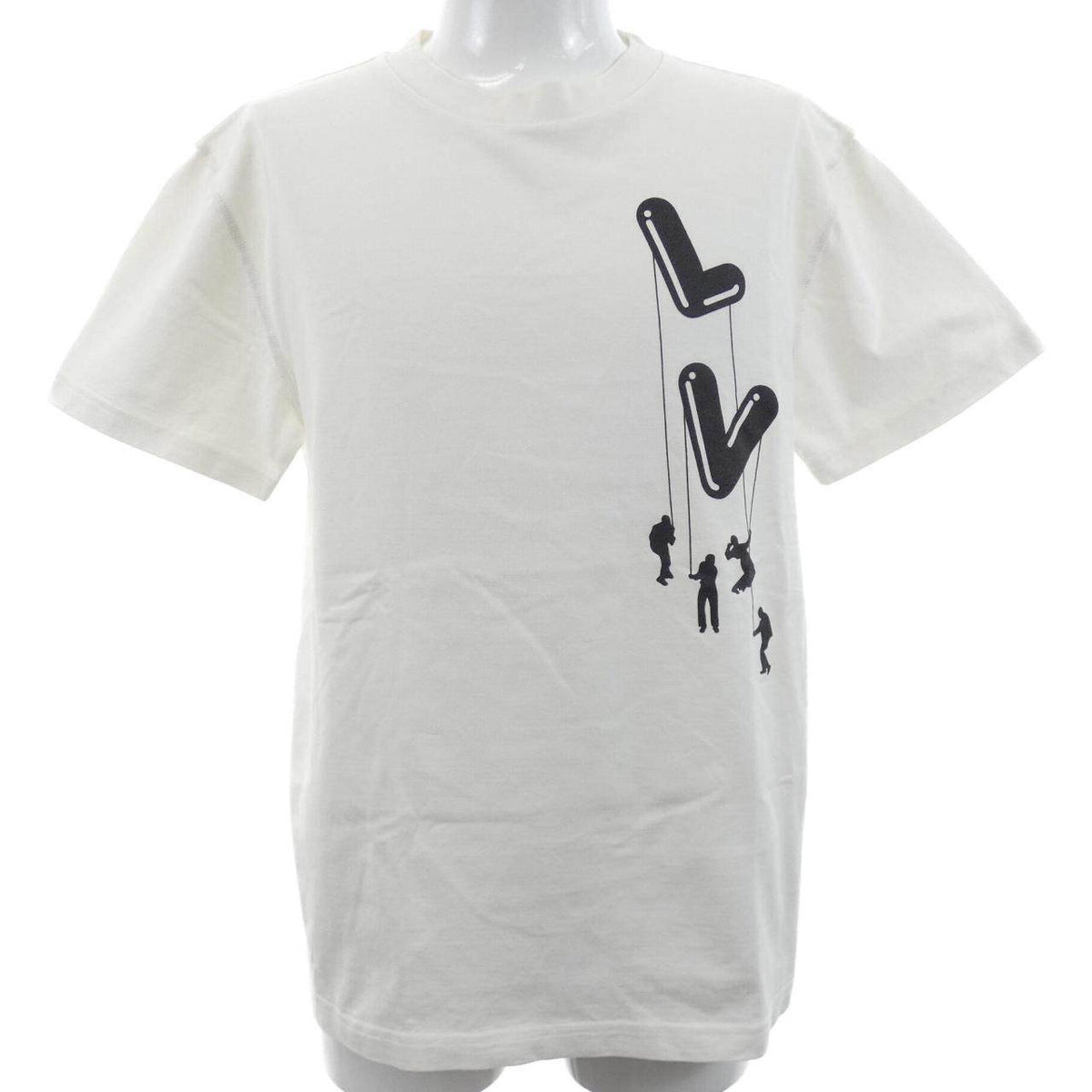 ルイヴィトン フローティングLVプリンテッド コットンTシャツ
