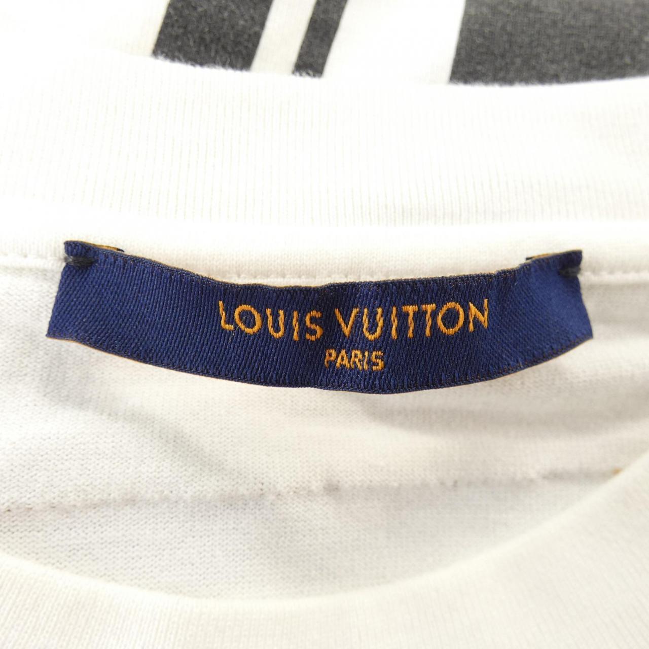 ルイヴィトン フローティングLVプリンテッド コットンTシャツ