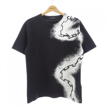 ルイヴィトン スプレーチェーンプリント コットンTシャツ