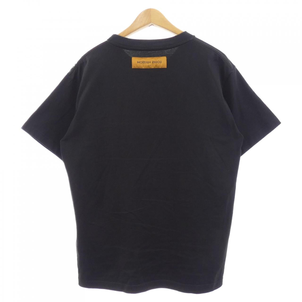 ルイヴィトン スプレーチェーンプリント コットンTシャツ