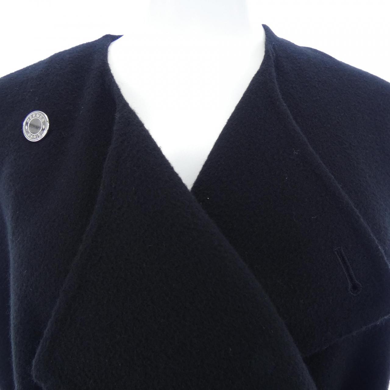エルメス クルードセル カシミヤロングベスト