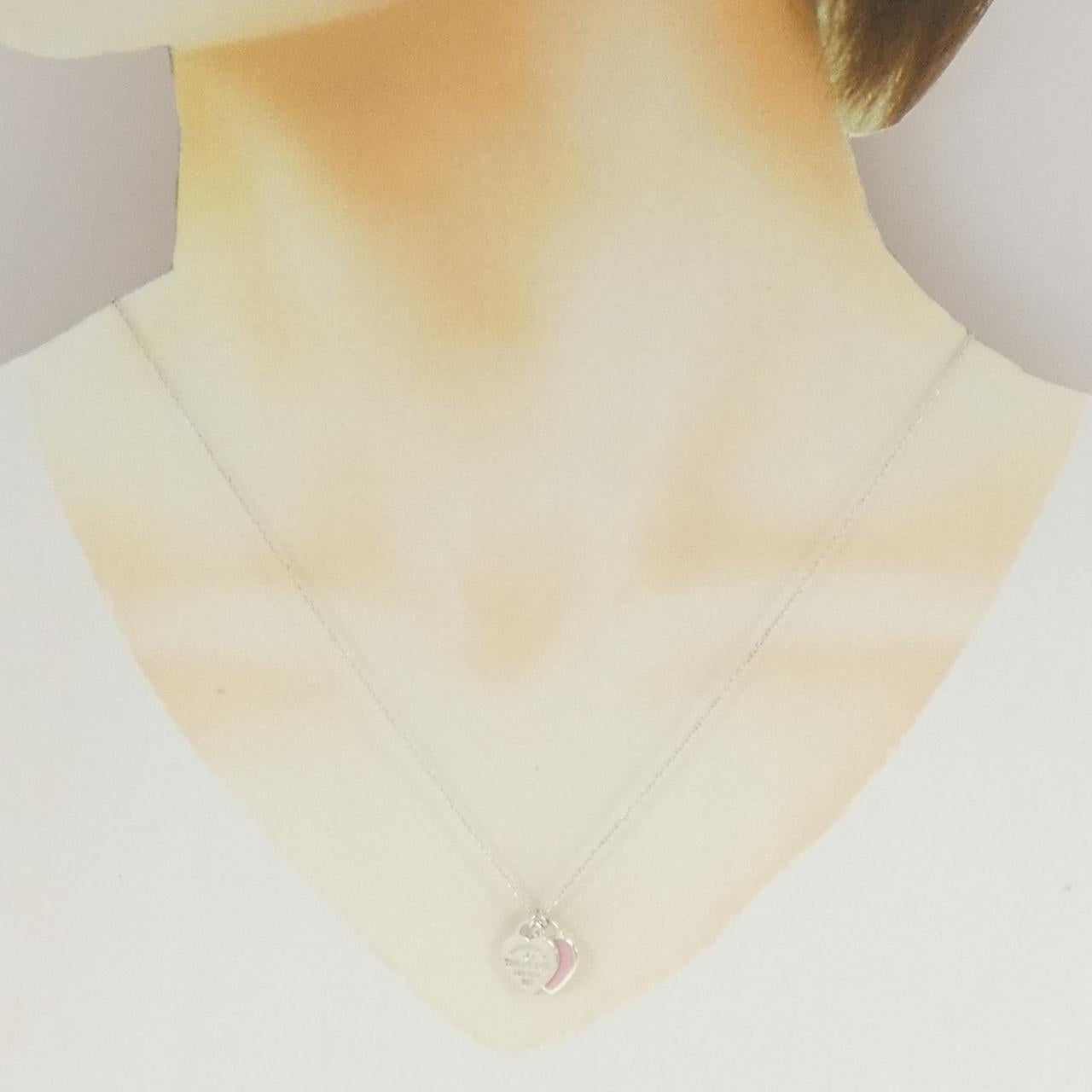 ティファニー リターントゥティファニー ミニダブルハートタグ 925シルバー ネックレス