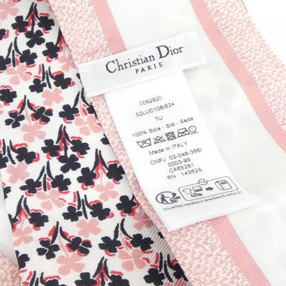 クリスチャンディオール LUCKY DIOR CLOVER シルクスカーフ