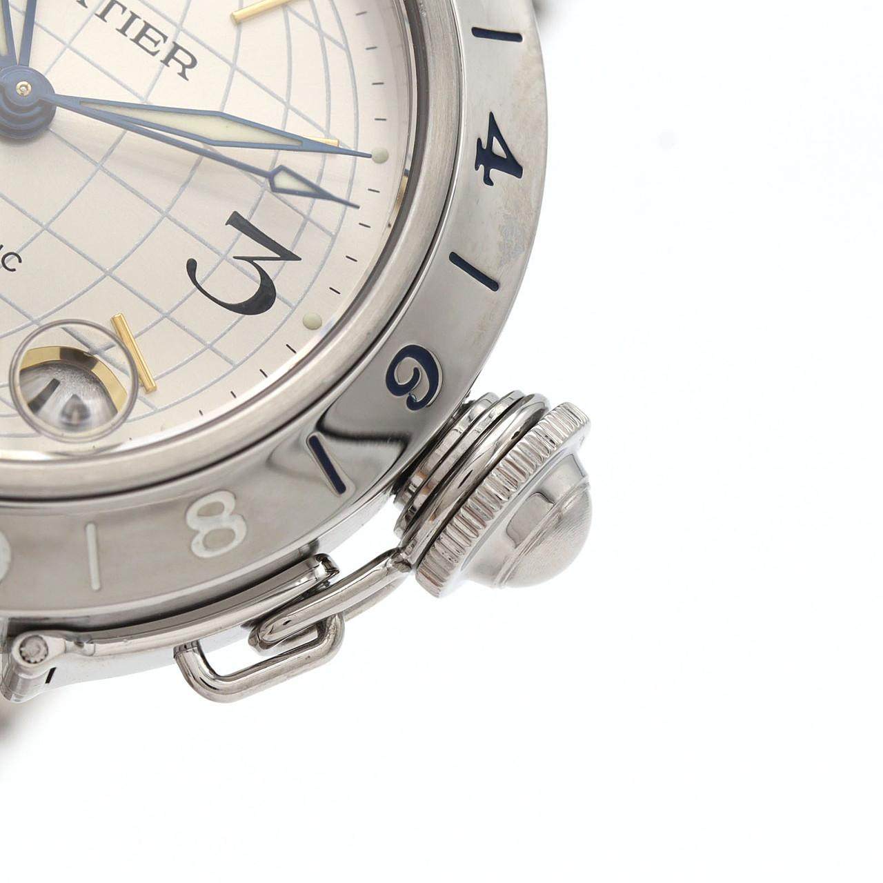 カルティエ パシャC GMT ステンレススチール 自動巻