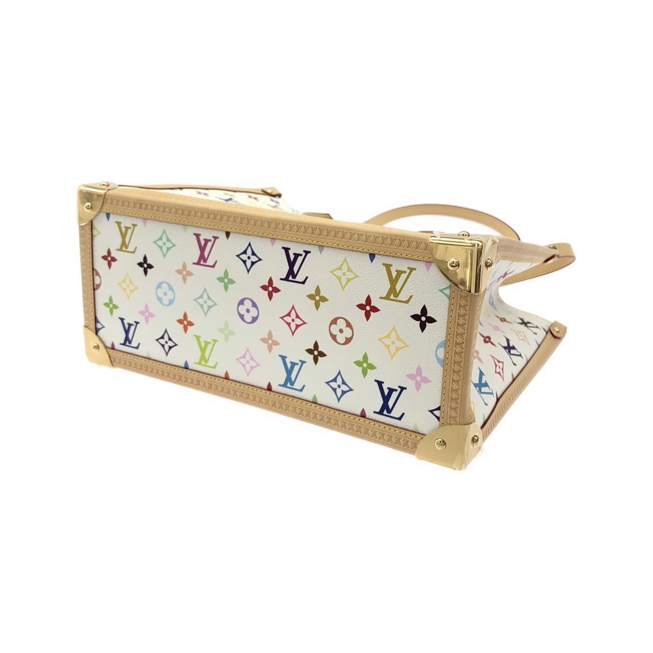 ルイヴィトン LV x TM オンザゴー トランク コーティングキャンバス バッグ