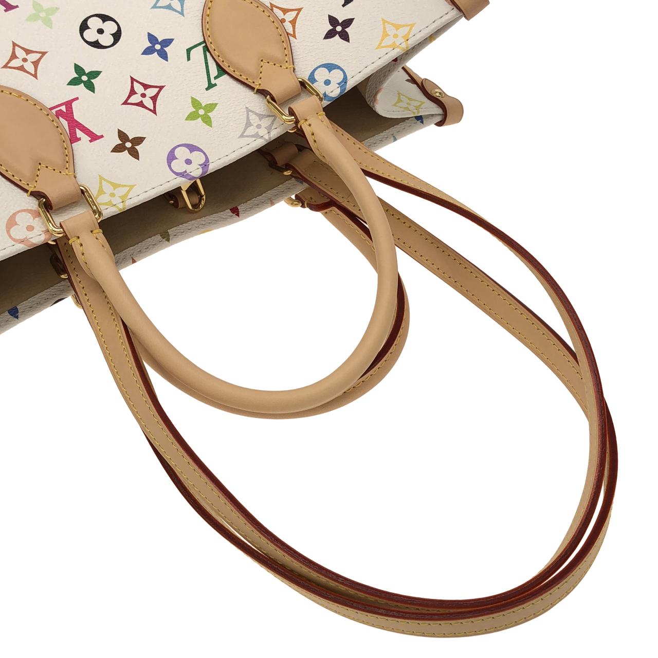 ルイヴィトン LV x TM オンザゴー トランク コーティングキャンバス バッグ