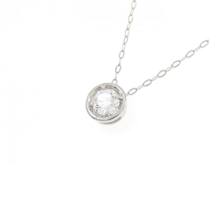 ジーエスティービー Pt950 ダイヤモンドネックレス 0.30CT