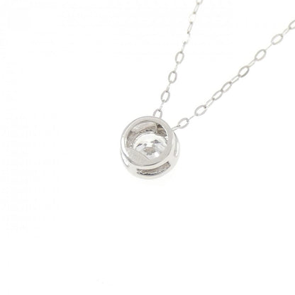 ジーエスティービー Pt950 ダイヤモンドネックレス 0.30CT
