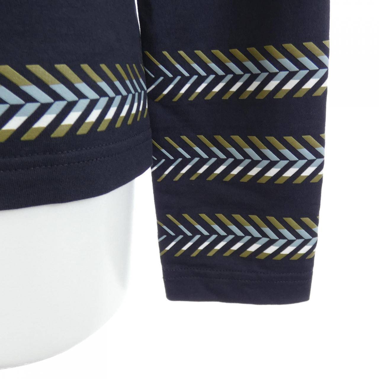 エルメス CHEVRONカルトゥッシュ コットンTシャツ