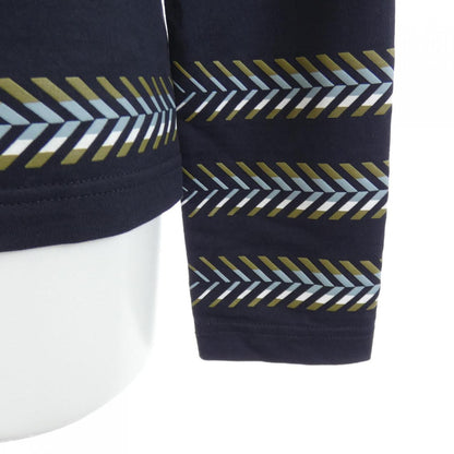 エルメス CHEVRONカルトゥッシュ コットンTシャツ