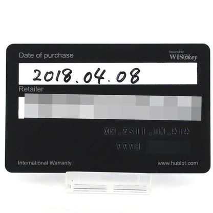 ウブロ ビッグバンメカ10 チタニウム 手巻き腕時計