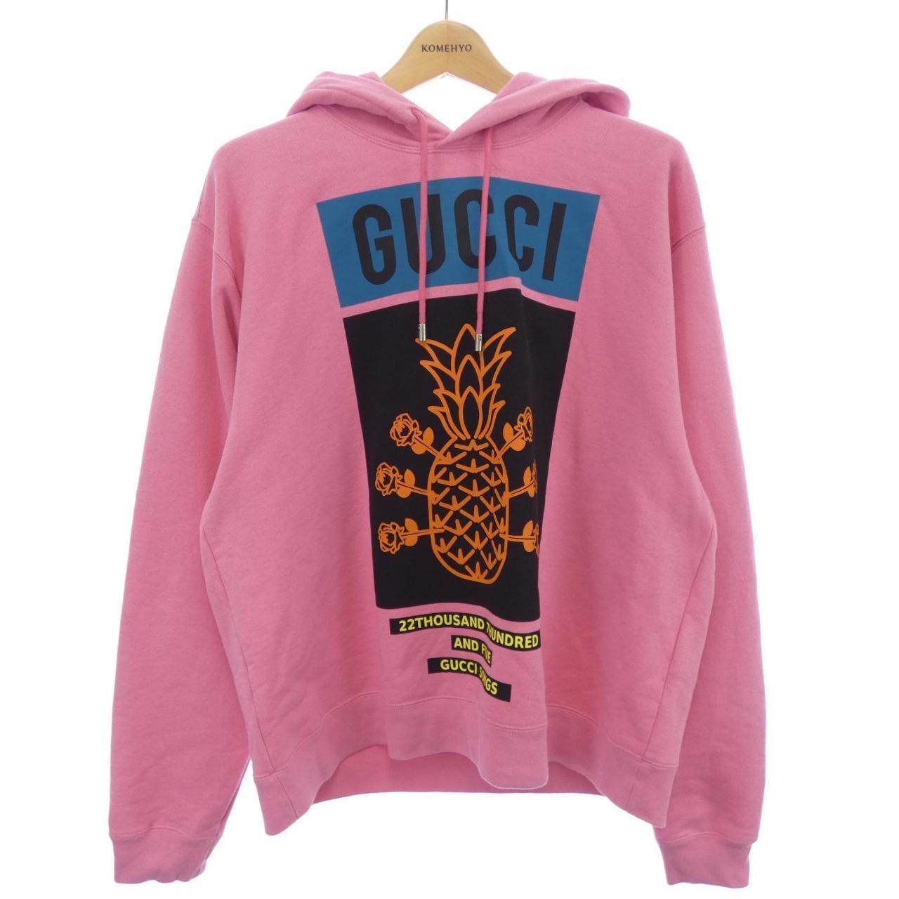 グッチ 22THOUSAND 7HUNDRED AND FIVE GUCCI SONGS パーカー