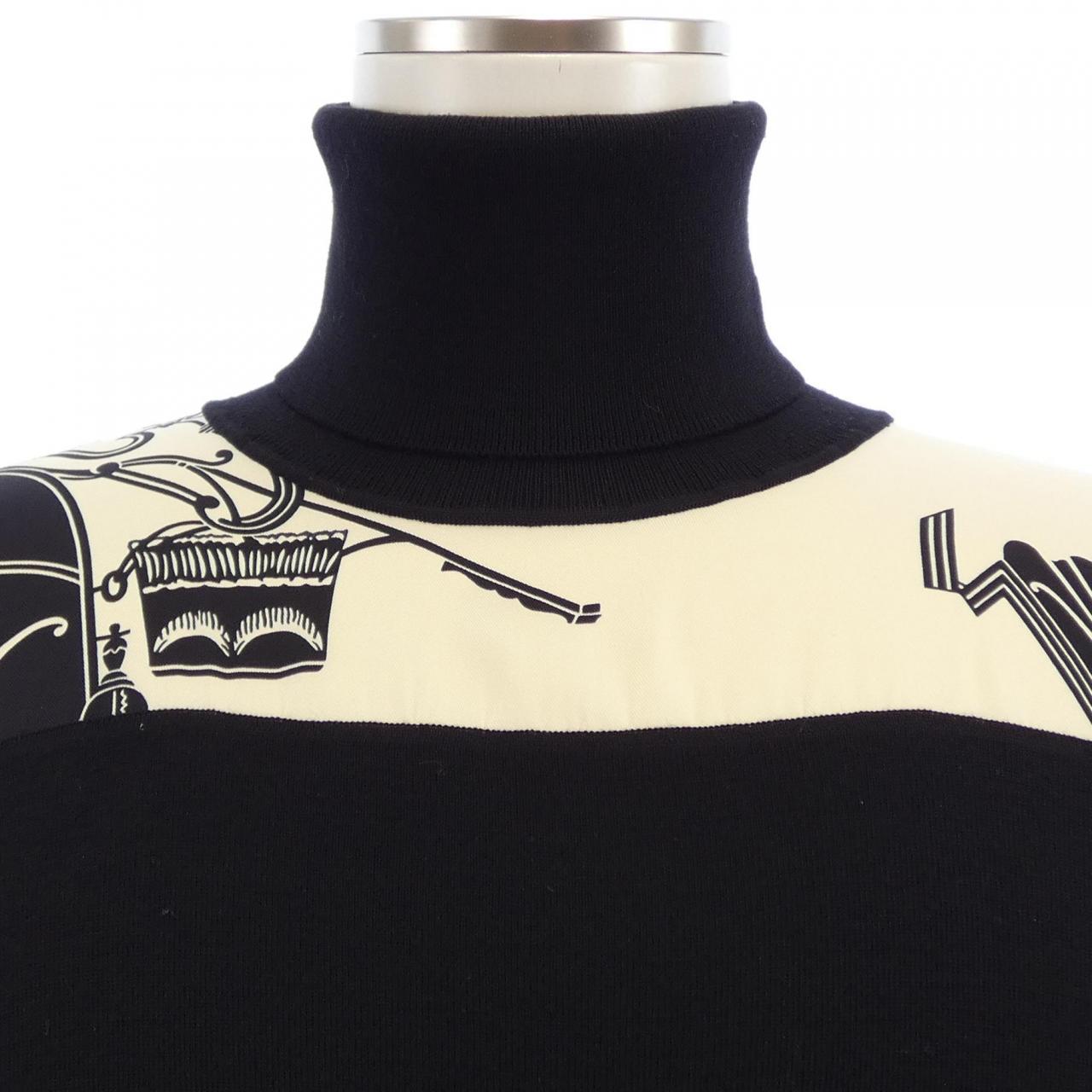 エルメス SOIE DECADREE シルクニット