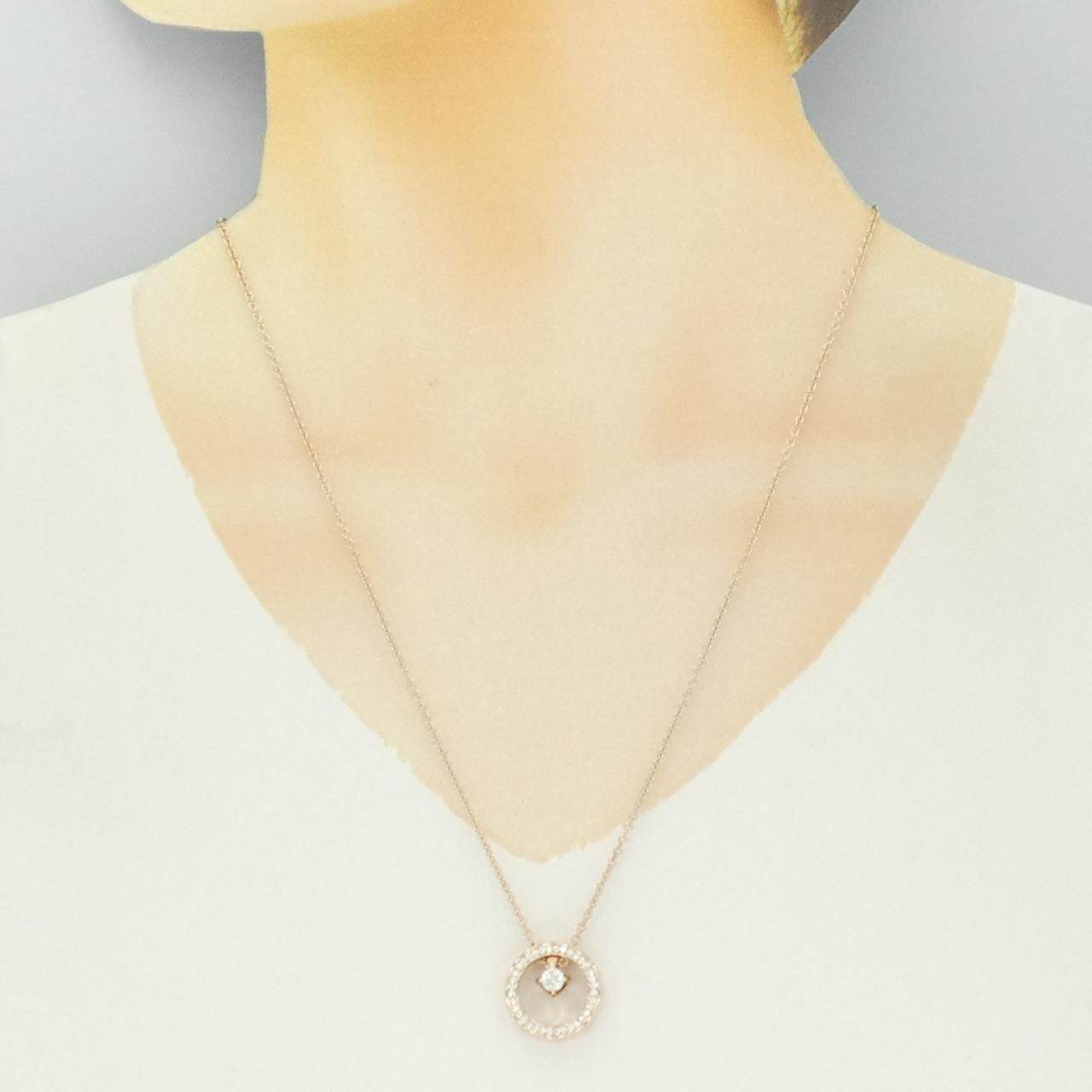 シャネル ココクラッシュ 18Kピンクゴールド ダイヤモンド ネックレス