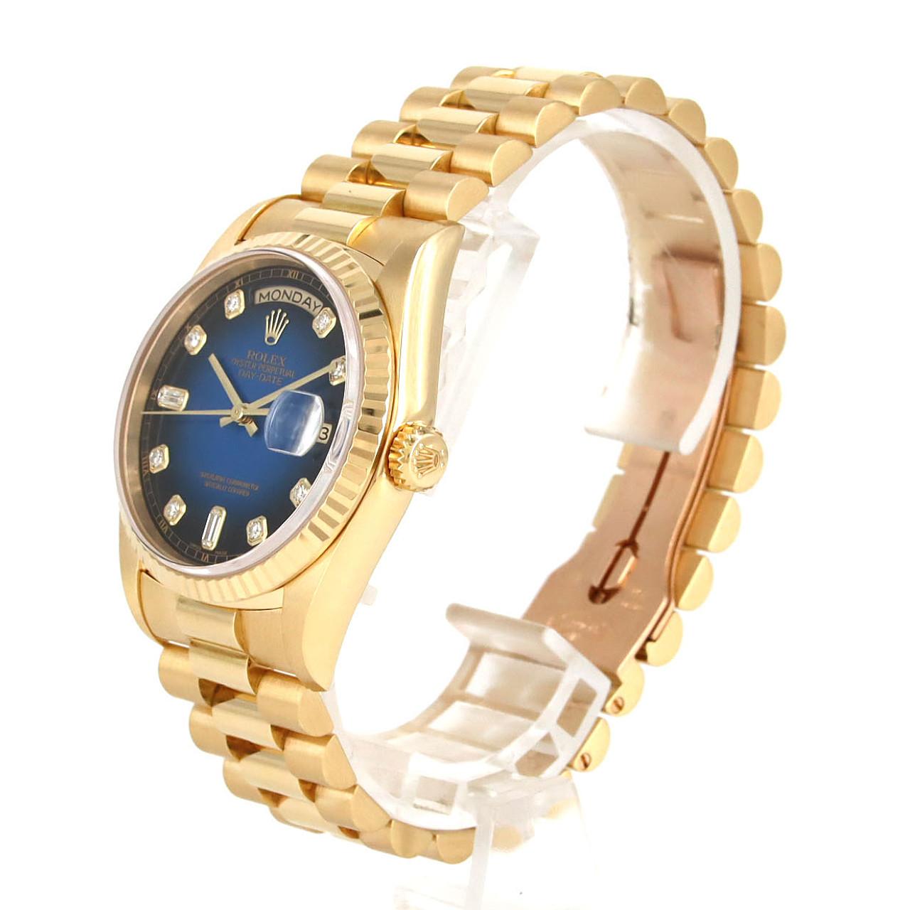 ロレックス デイデイト イエローゴールド 自動巻