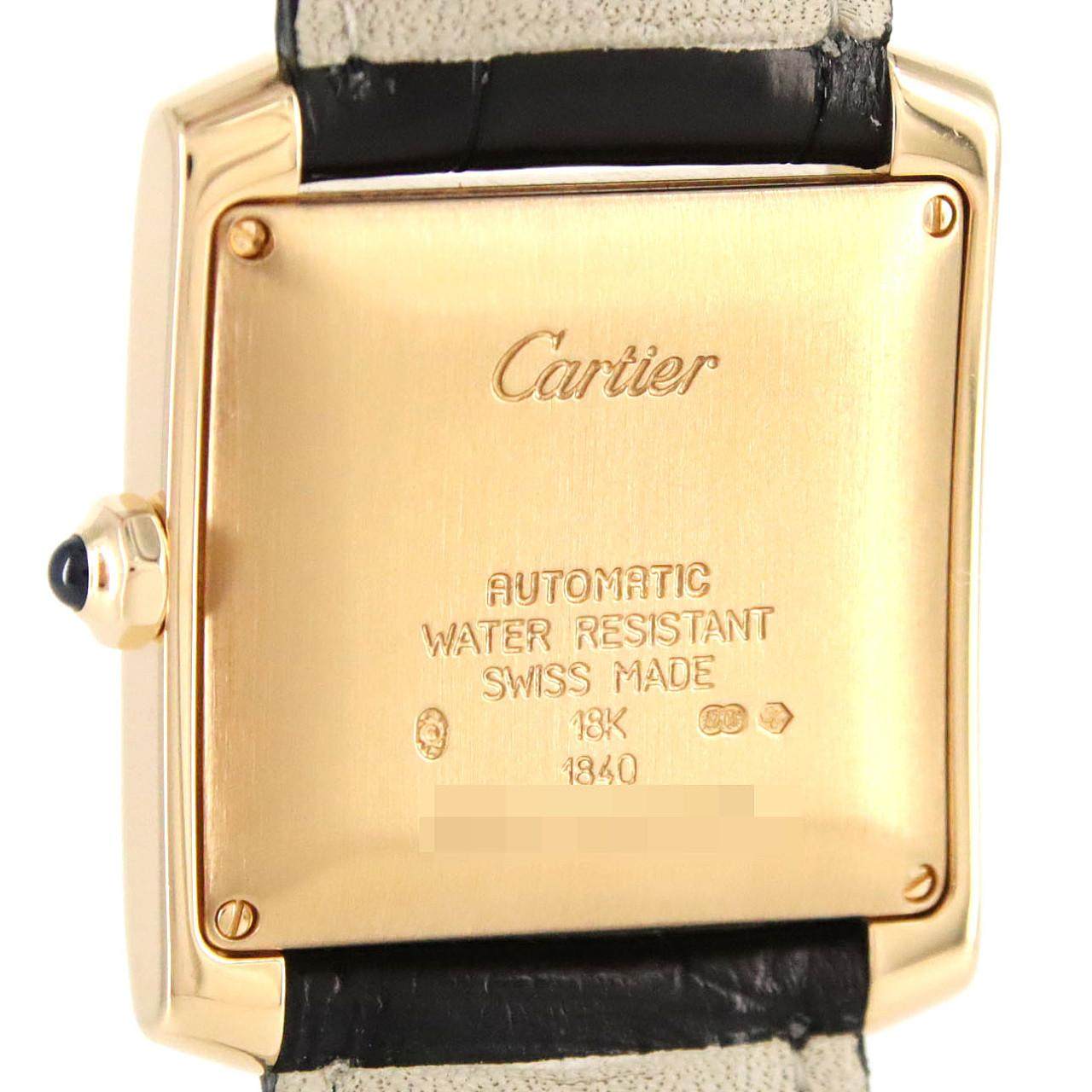 カルティエ タンクフランセーズ Au750 自動巻