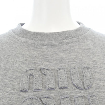 ミュウミュウ ロゴコットンTシャツ
