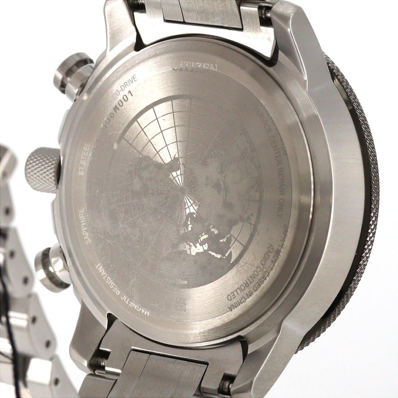 シチズン プロマスター エコドライブジオトラッカー ステンレススチール 腕時計
