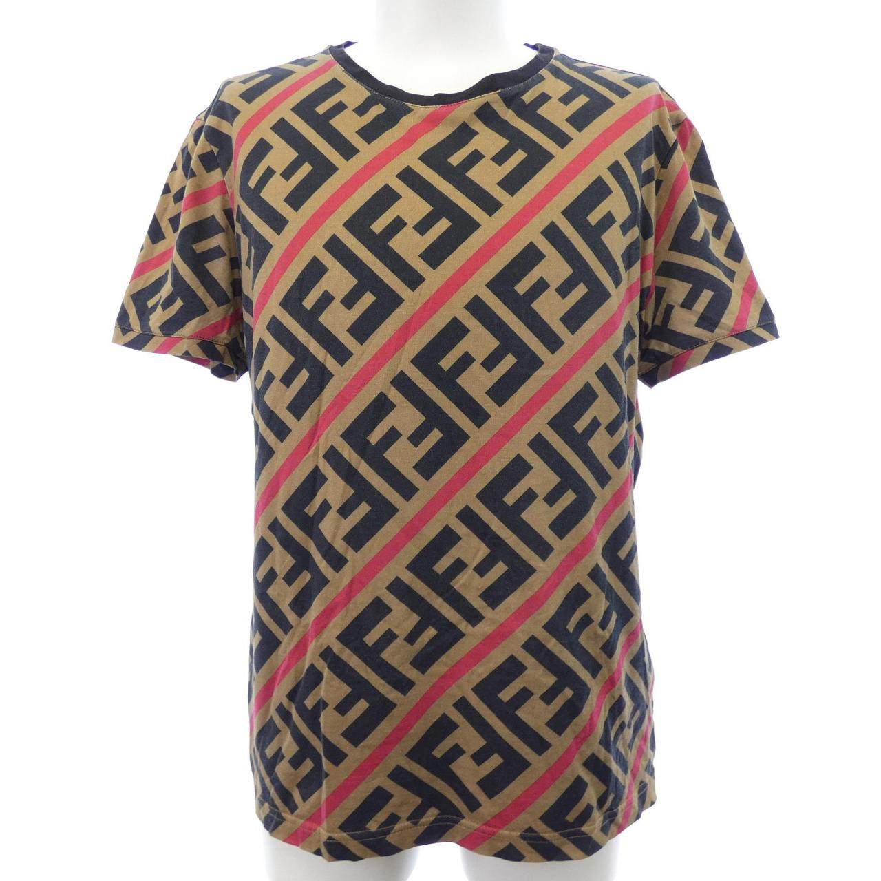 フェンディ FFモチーフ コットンTシャツ