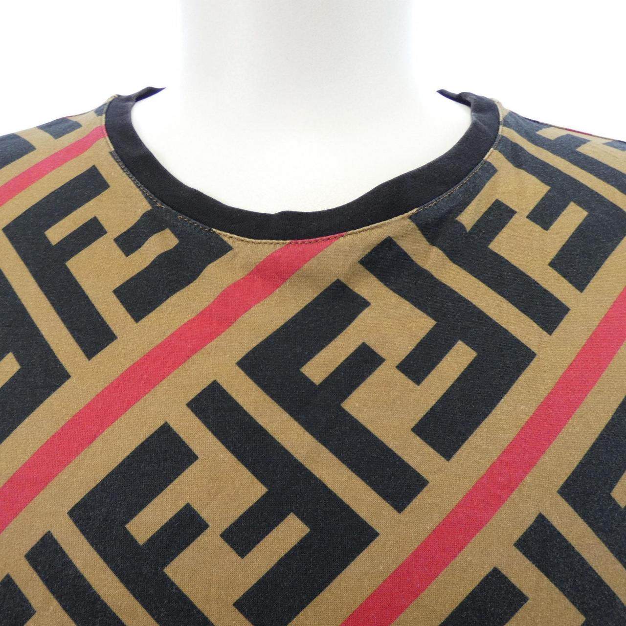 フェンディ FFモチーフ コットンTシャツ