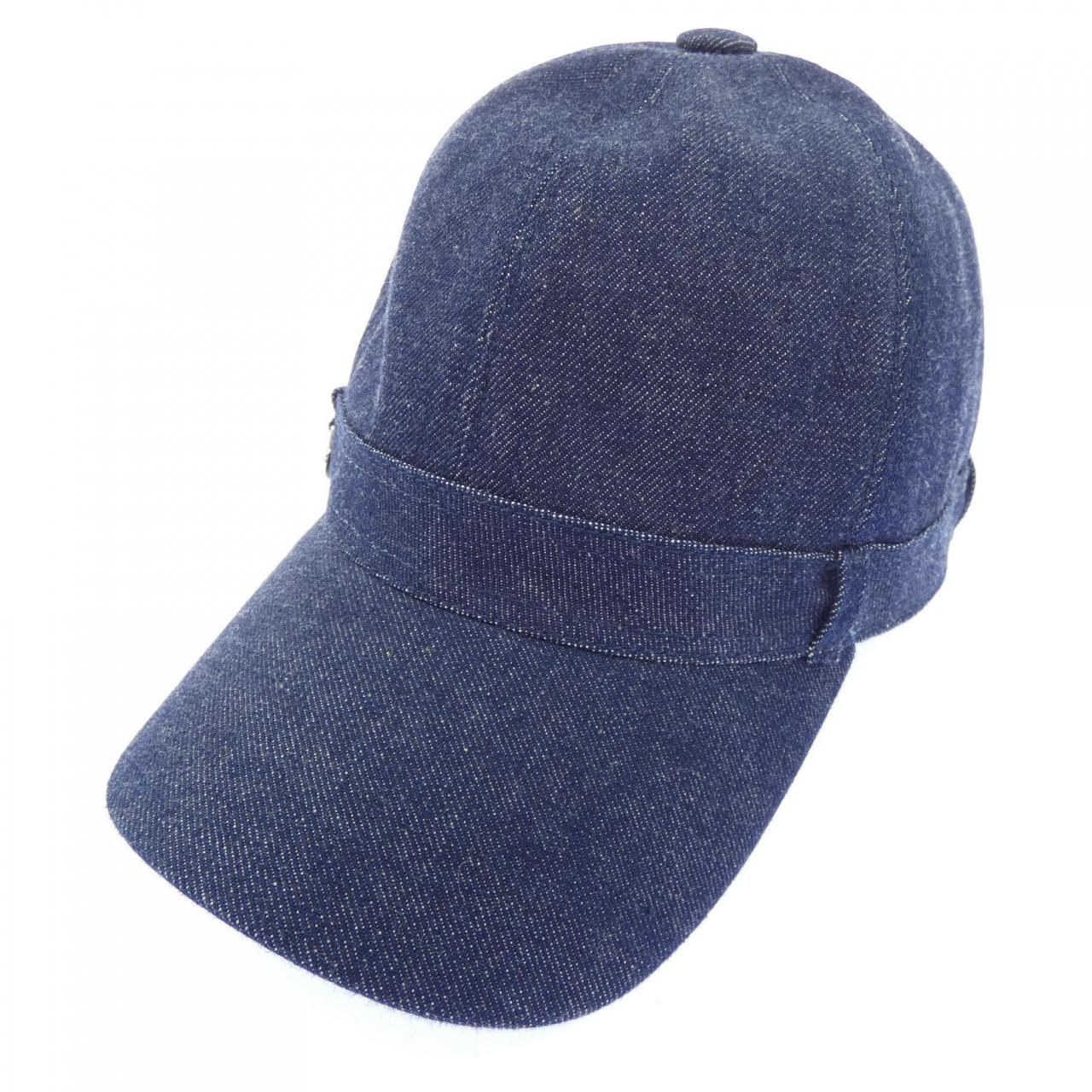 エルメス JOANNE DENIM コットンキャップ