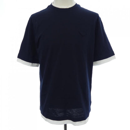 プラダ トライアングルロゴ コットンTシャツ