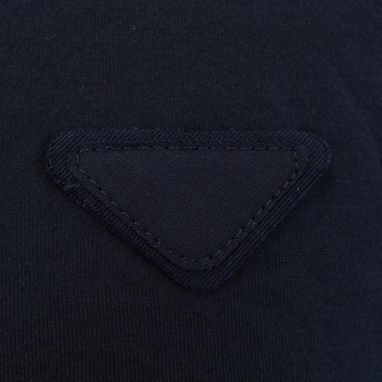 プラダ トライアングルロゴ コットンTシャツ