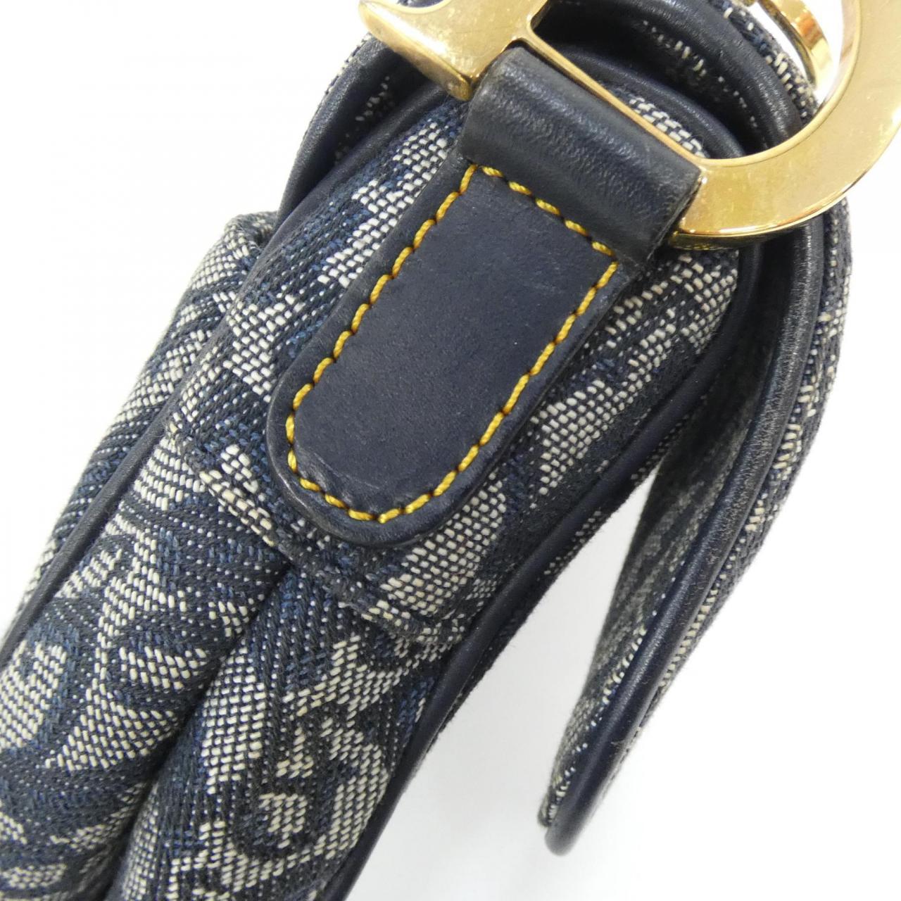 クリスチャンディオール サドル キャンバス ショルダーバッグ