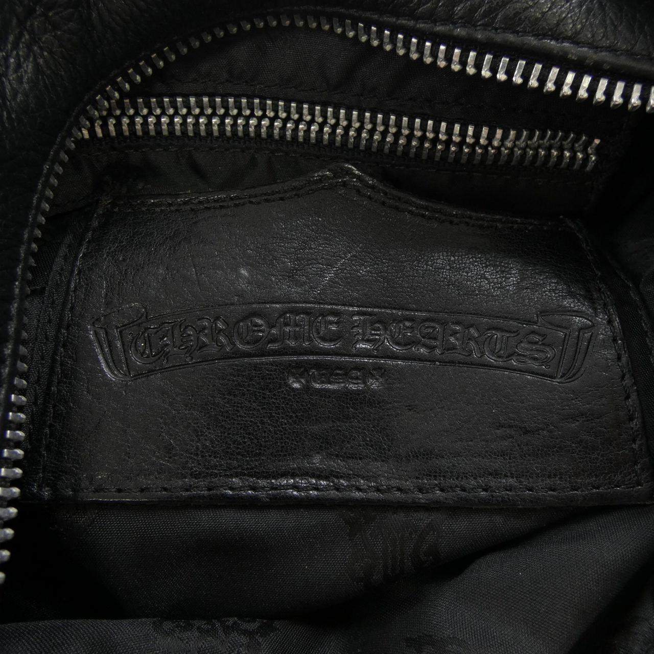 クロムハーツ F SLINGER レザーショルダーバッグ
