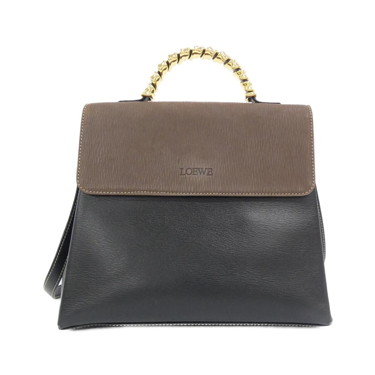 ロエベ レザーショルダーバッグ
