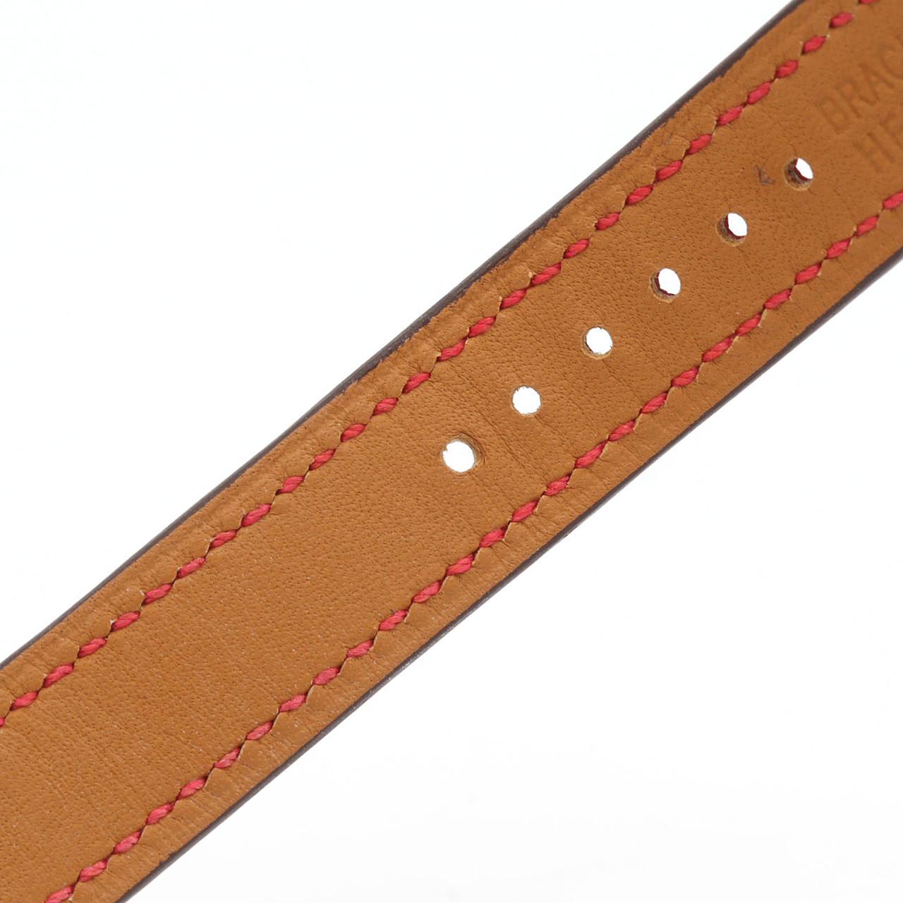 エルメス Hウォッチ ドゥブルトゥール ステンレススチール 腕時計