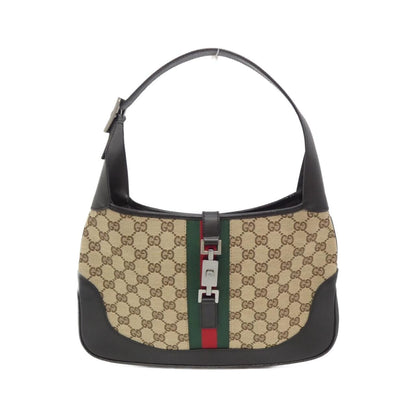 グッチ GGキャンバス レザー ショルダーバッグ