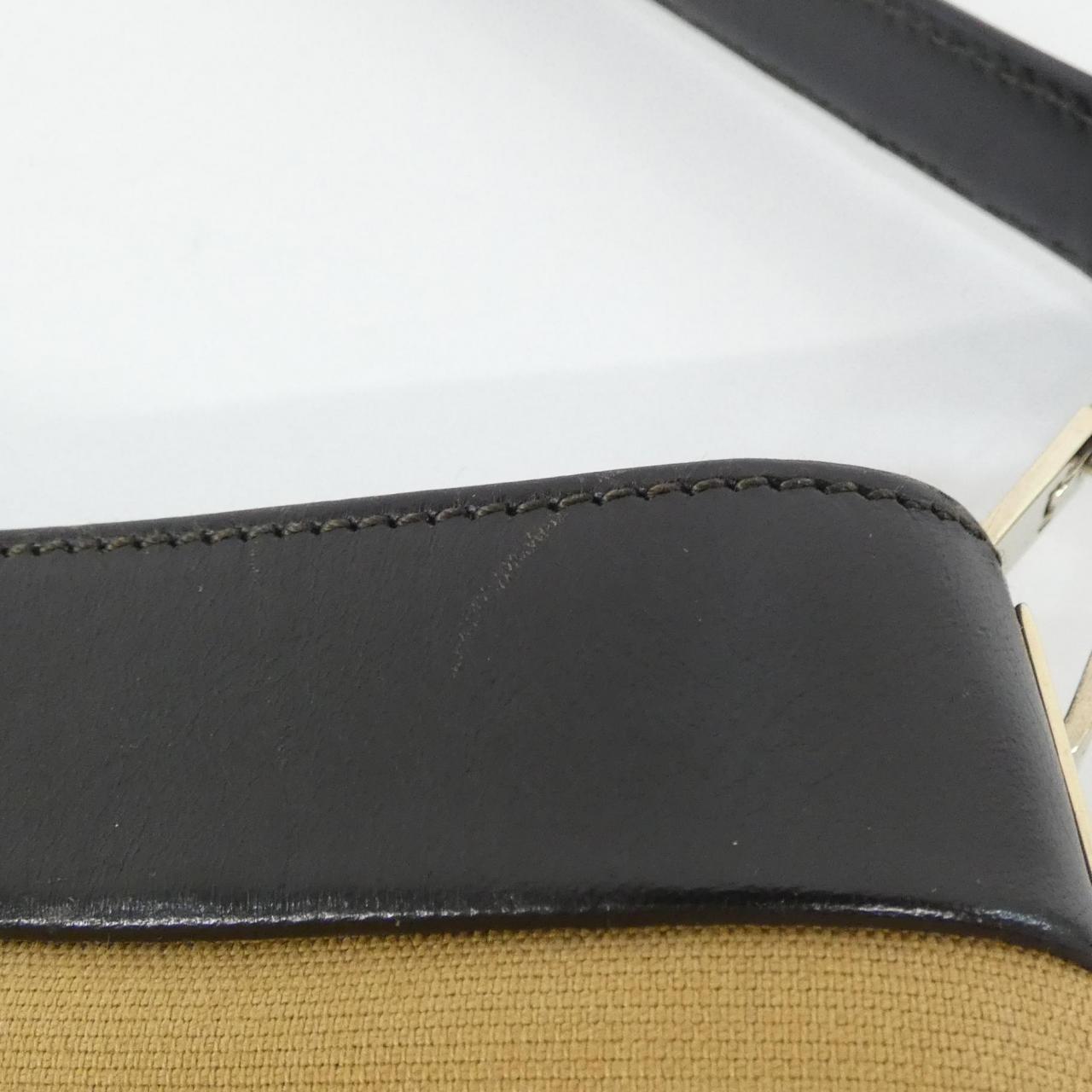 グッチ キャンバス レザー ショルダーバッグ